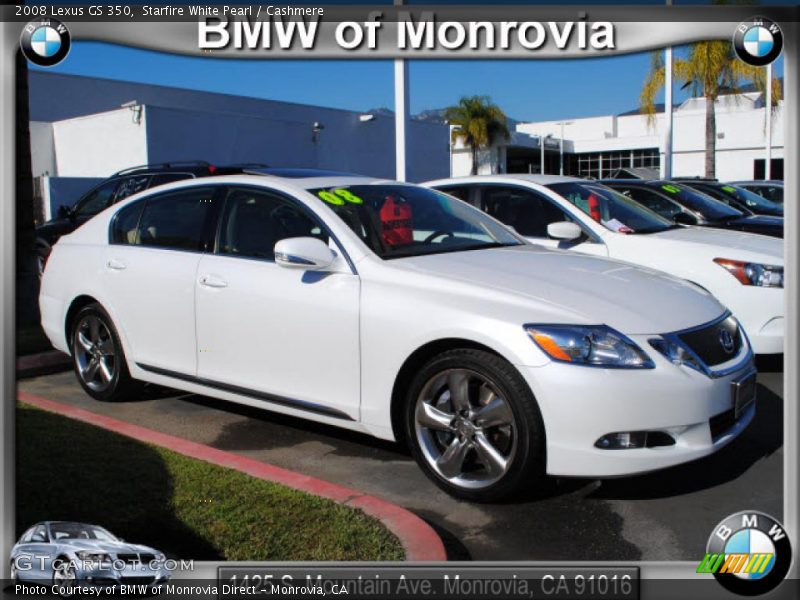 Starfire White Pearl / Cashmere 2008 Lexus GS 350