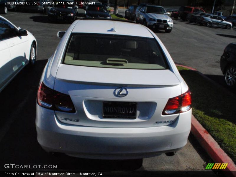 Starfire White Pearl / Cashmere 2008 Lexus GS 350