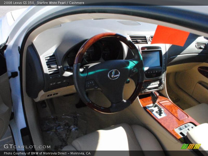 Starfire White Pearl / Cashmere 2008 Lexus GS 350