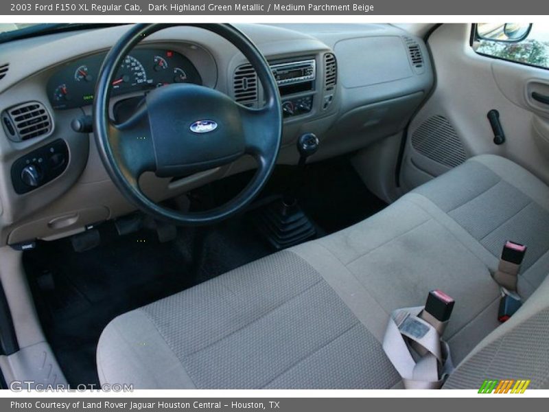 Medium Parchment Beige Interior - 2003 F150 XL Regular Cab 