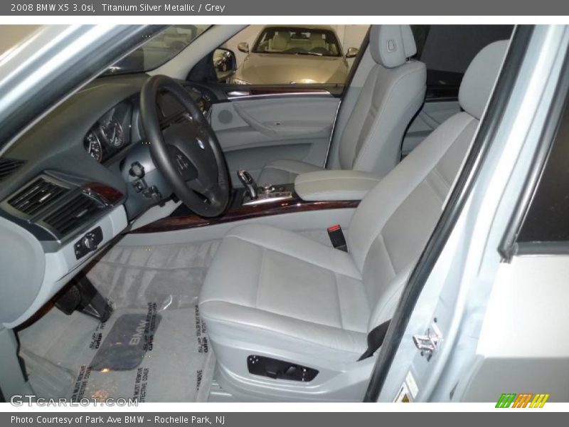 Titanium Silver Metallic / Grey 2008 BMW X5 3.0si