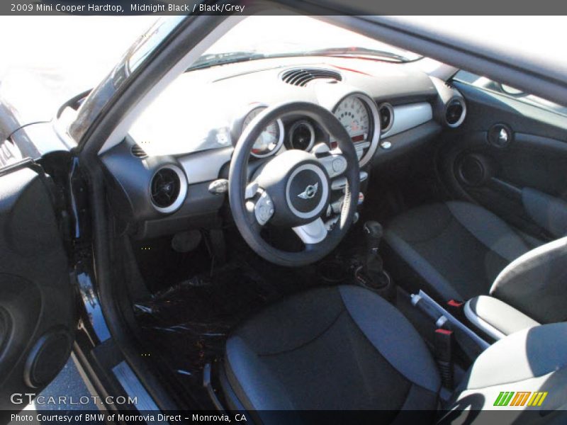 Midnight Black / Black/Grey 2009 Mini Cooper Hardtop