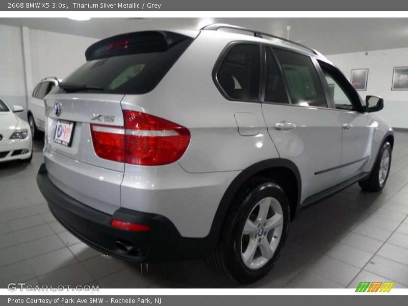 Titanium Silver Metallic / Grey 2008 BMW X5 3.0si