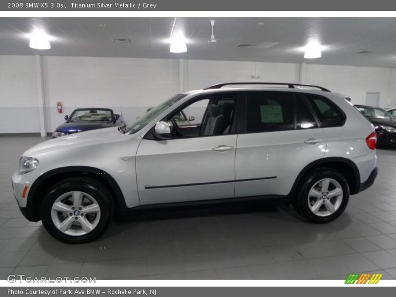 Titanium Silver Metallic / Grey 2008 BMW X5 3.0si