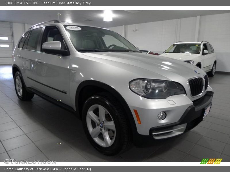 Titanium Silver Metallic / Grey 2008 BMW X5 3.0si