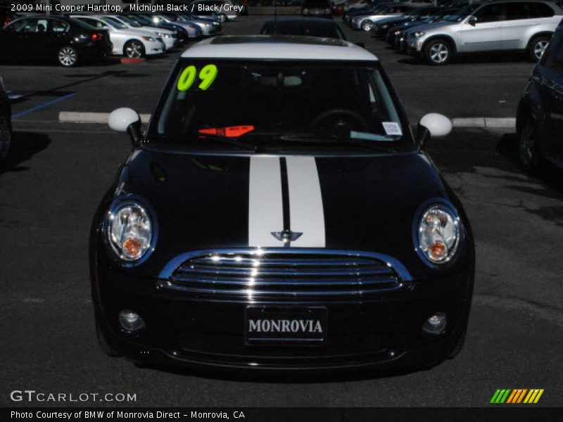 Midnight Black / Black/Grey 2009 Mini Cooper Hardtop