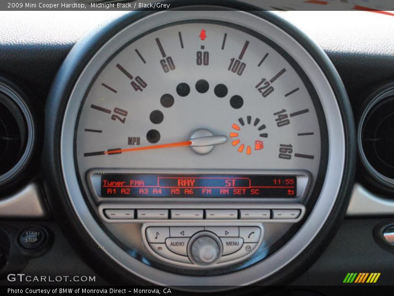 Midnight Black / Black/Grey 2009 Mini Cooper Hardtop
