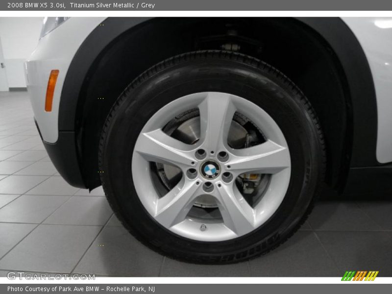 Titanium Silver Metallic / Grey 2008 BMW X5 3.0si