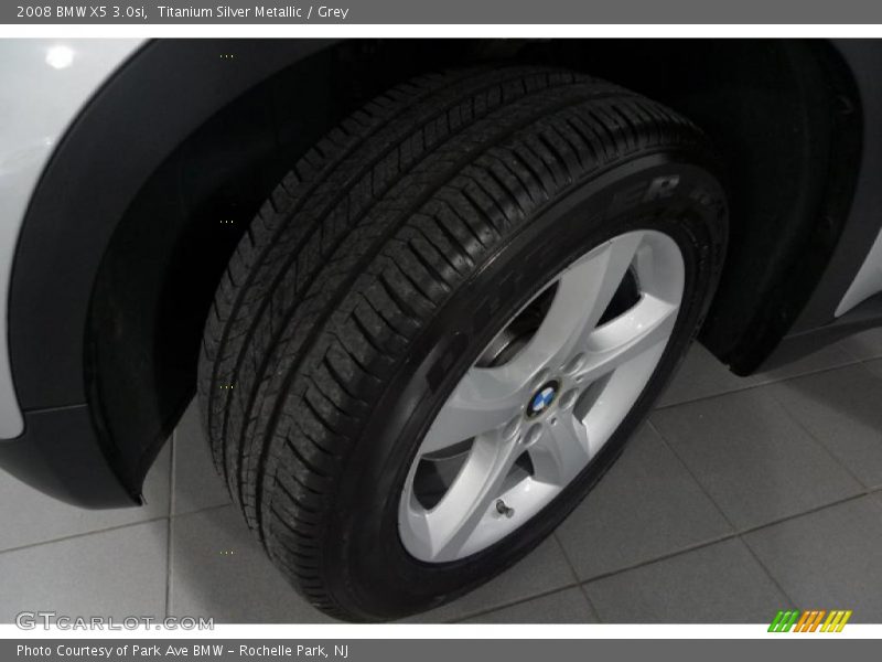 Titanium Silver Metallic / Grey 2008 BMW X5 3.0si
