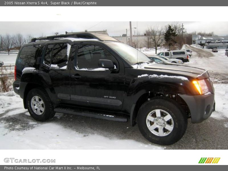 Super Black / Blue/Graphite 2005 Nissan Xterra S 4x4