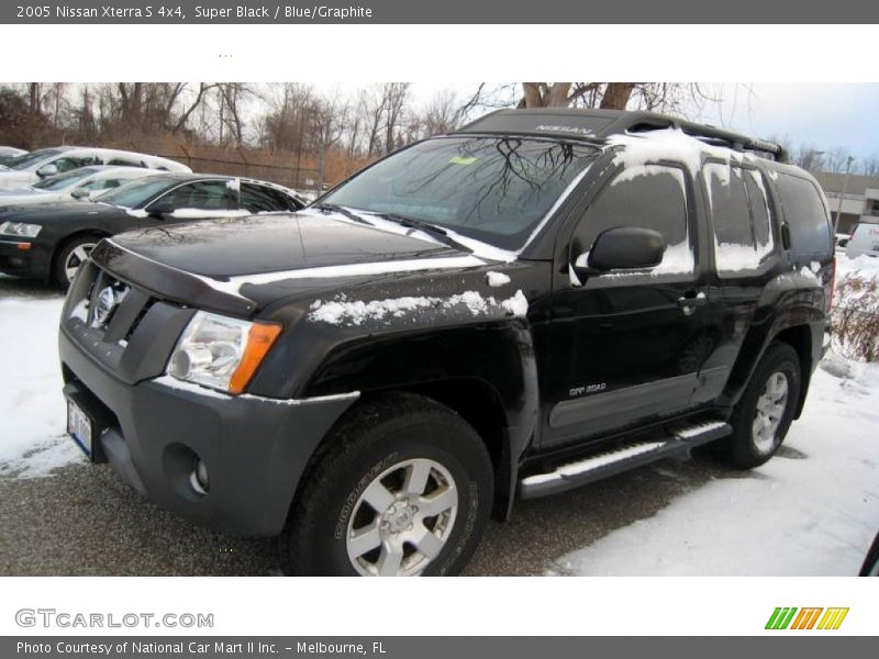 Super Black / Blue/Graphite 2005 Nissan Xterra S 4x4