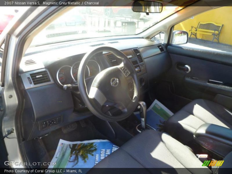 Magnetic Grey Metallic / Charcoal 2007 Nissan Versa S
