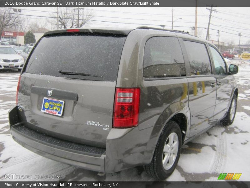 Dark Titanium Metallic / Dark Slate Gray/Light Shale 2010 Dodge Grand Caravan SE