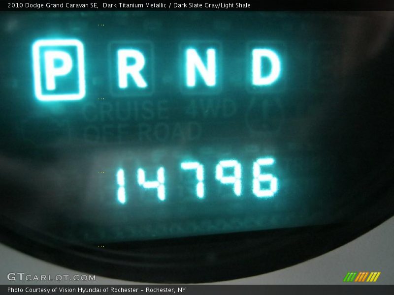 Dark Titanium Metallic / Dark Slate Gray/Light Shale 2010 Dodge Grand Caravan SE