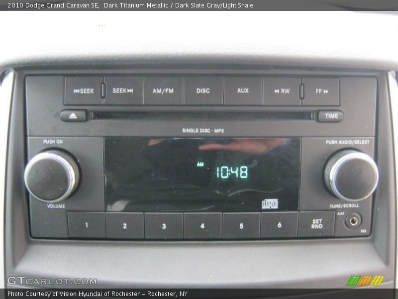 Dark Titanium Metallic / Dark Slate Gray/Light Shale 2010 Dodge Grand Caravan SE