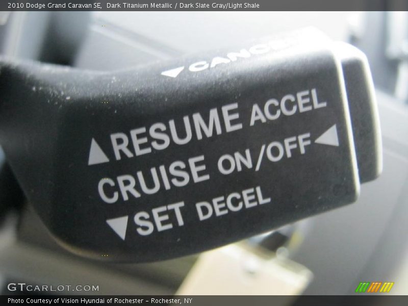 Dark Titanium Metallic / Dark Slate Gray/Light Shale 2010 Dodge Grand Caravan SE