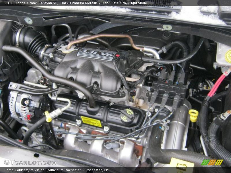 Dark Titanium Metallic / Dark Slate Gray/Light Shale 2010 Dodge Grand Caravan SE