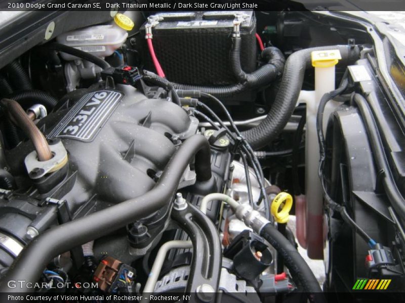 Dark Titanium Metallic / Dark Slate Gray/Light Shale 2010 Dodge Grand Caravan SE