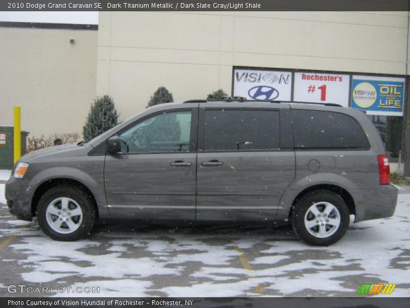 Dark Titanium Metallic / Dark Slate Gray/Light Shale 2010 Dodge Grand Caravan SE