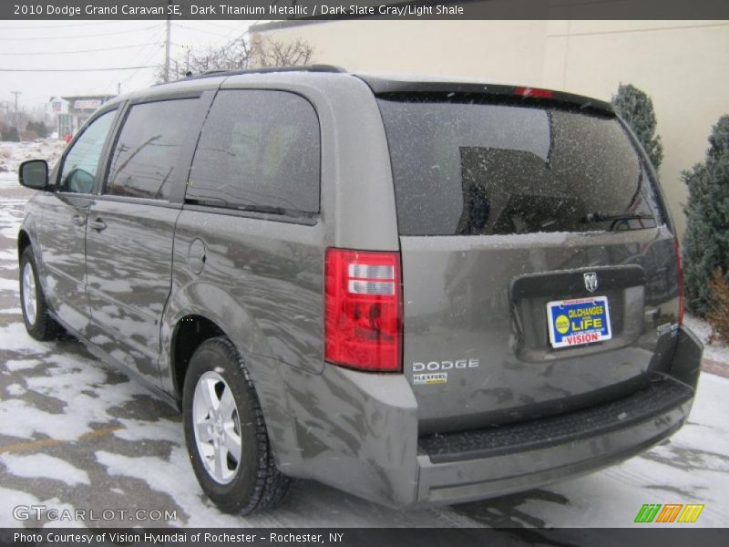 Dark Titanium Metallic / Dark Slate Gray/Light Shale 2010 Dodge Grand Caravan SE