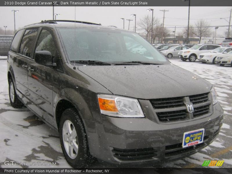 Dark Titanium Metallic / Dark Slate Gray/Light Shale 2010 Dodge Grand Caravan SE