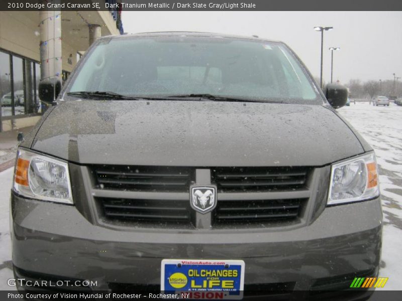 Dark Titanium Metallic / Dark Slate Gray/Light Shale 2010 Dodge Grand Caravan SE