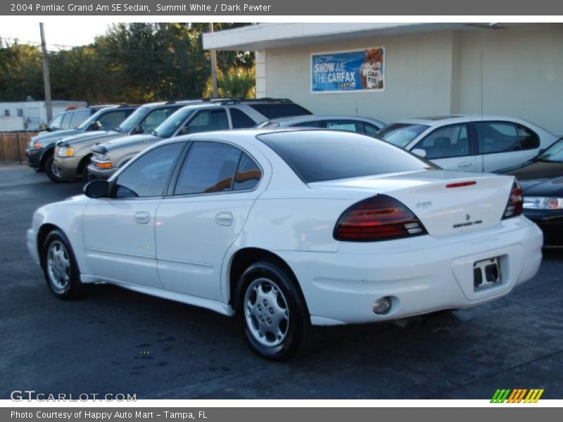 Summit White / Dark Pewter 2004 Pontiac Grand Am SE Sedan