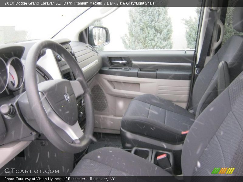 Dark Titanium Metallic / Dark Slate Gray/Light Shale 2010 Dodge Grand Caravan SE
