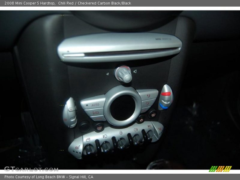 Chili Red / Checkered Carbon Black/Black 2008 Mini Cooper S Hardtop