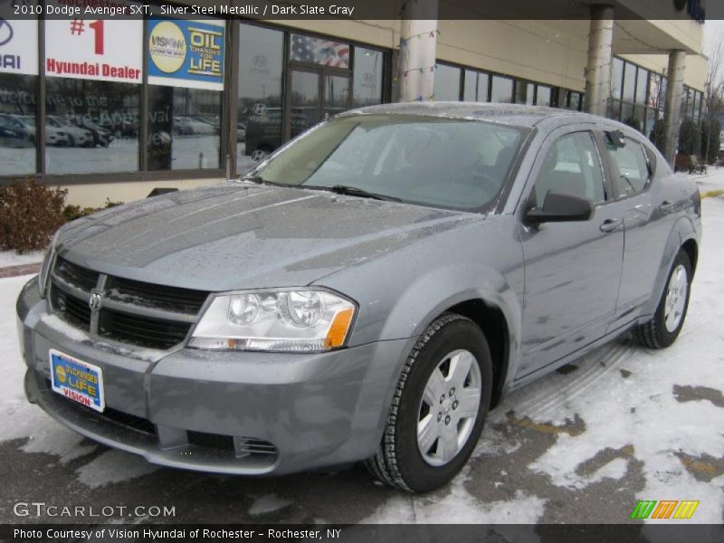 Silver Steel Metallic / Dark Slate Gray 2010 Dodge Avenger SXT