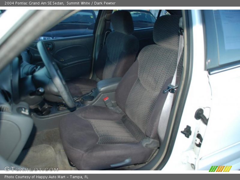 Summit White / Dark Pewter 2004 Pontiac Grand Am SE Sedan