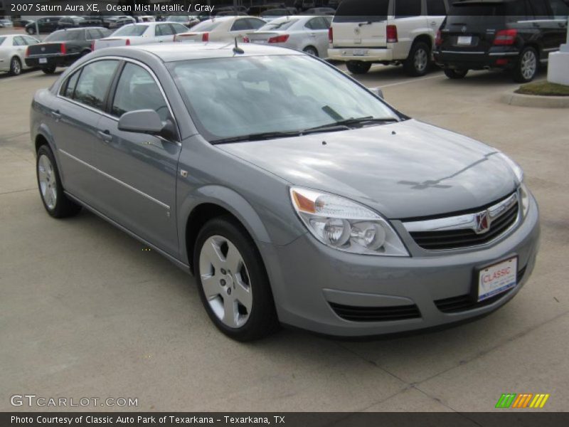 Ocean Mist Metallic / Gray 2007 Saturn Aura XE