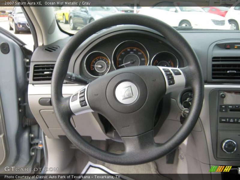 Ocean Mist Metallic / Gray 2007 Saturn Aura XE