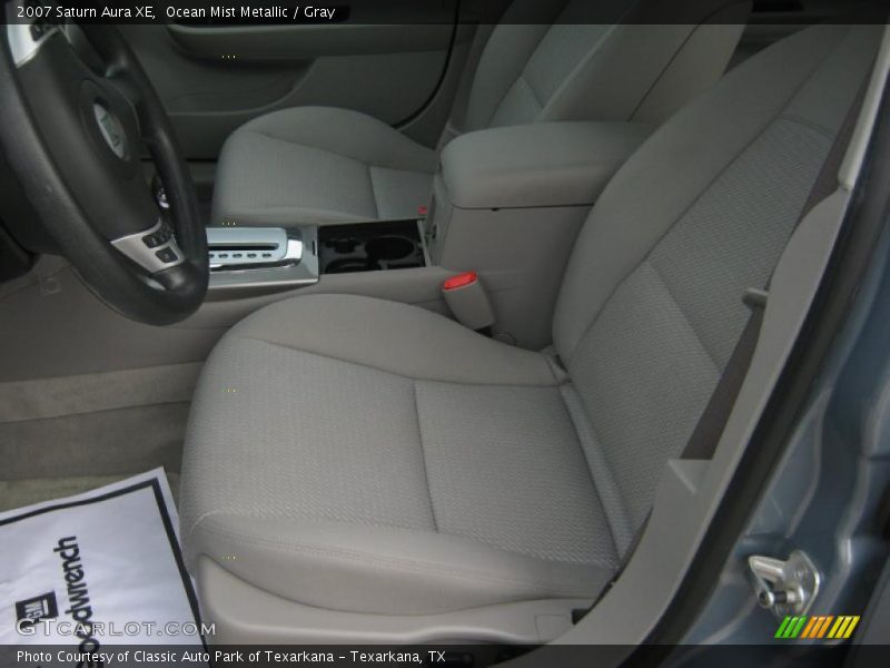 Ocean Mist Metallic / Gray 2007 Saturn Aura XE