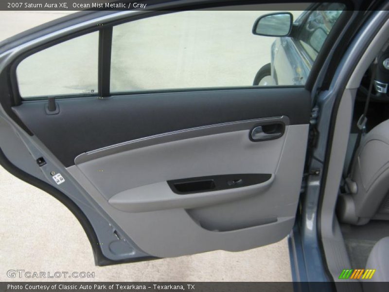 Ocean Mist Metallic / Gray 2007 Saturn Aura XE