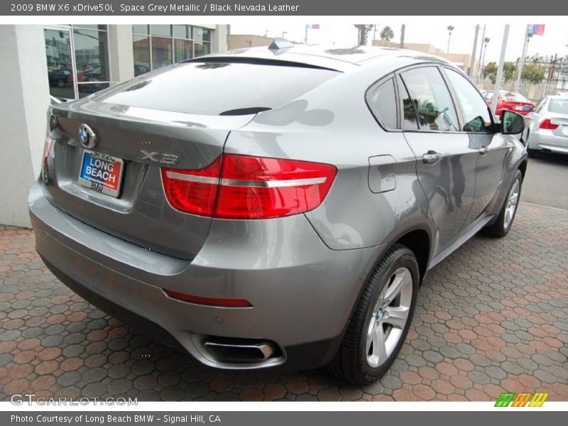 Space Grey Metallic / Black Nevada Leather 2009 BMW X6 xDrive50i