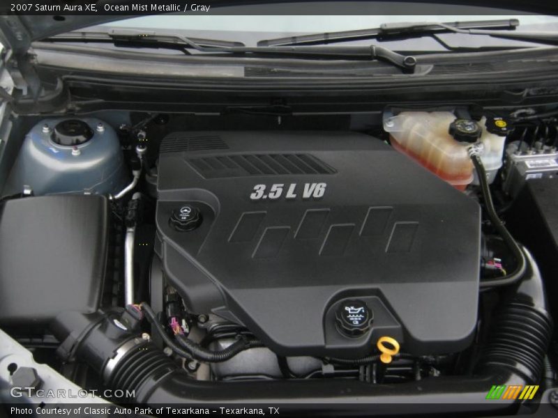 Ocean Mist Metallic / Gray 2007 Saturn Aura XE