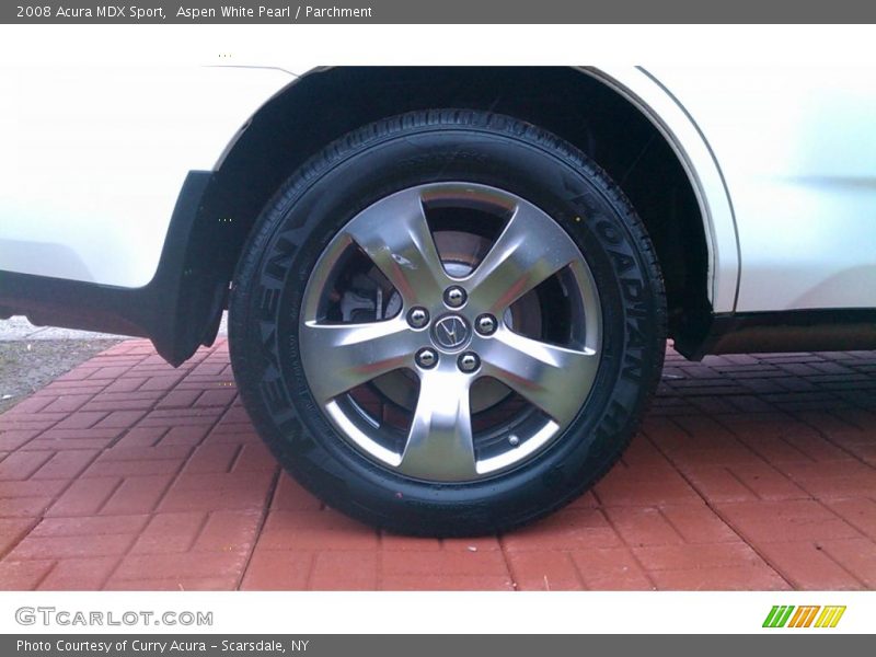 Aspen White Pearl / Parchment 2008 Acura MDX Sport