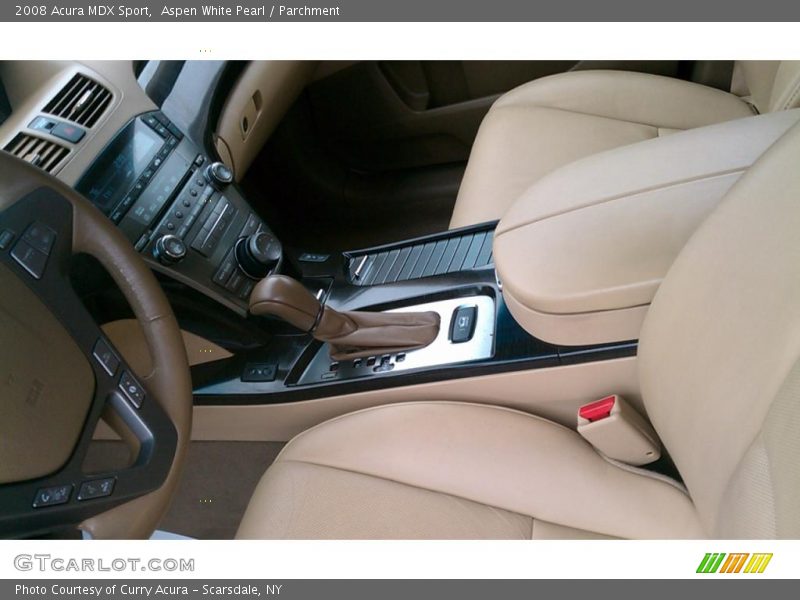 Aspen White Pearl / Parchment 2008 Acura MDX Sport