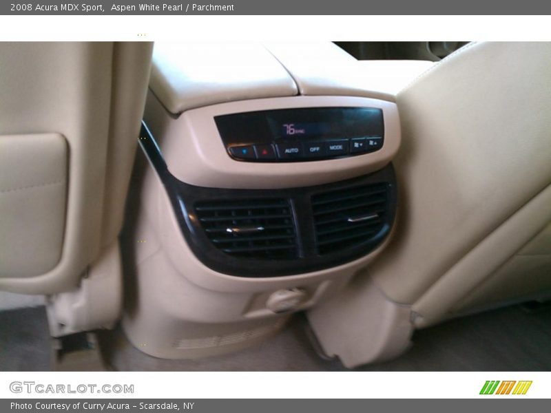 Aspen White Pearl / Parchment 2008 Acura MDX Sport