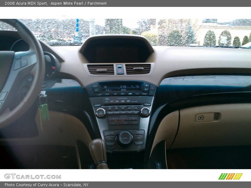 Aspen White Pearl / Parchment 2008 Acura MDX Sport