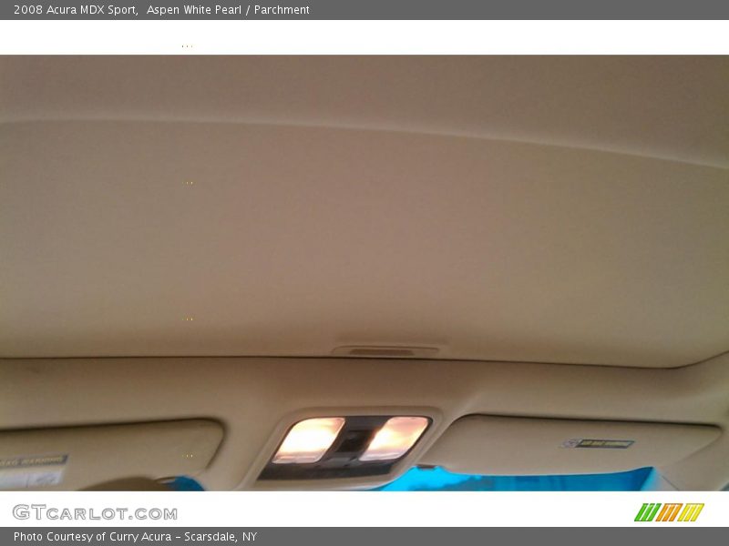 Aspen White Pearl / Parchment 2008 Acura MDX Sport