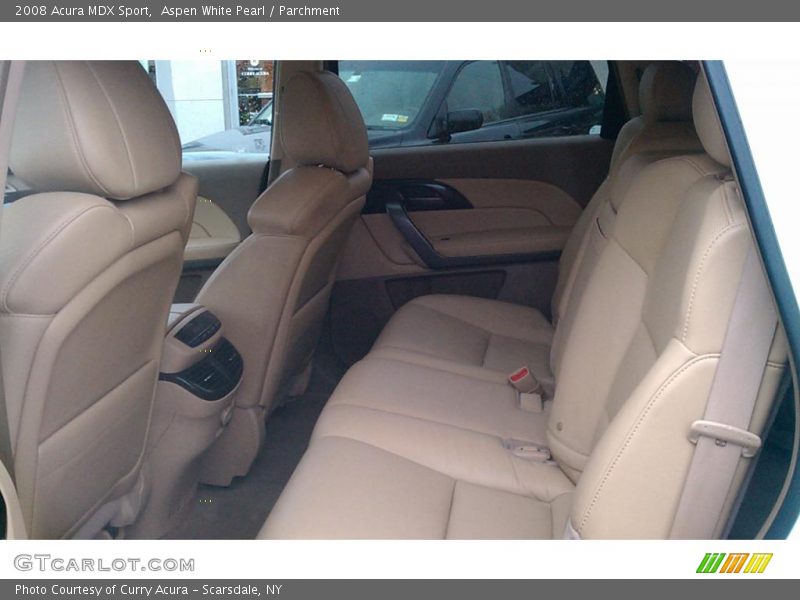Aspen White Pearl / Parchment 2008 Acura MDX Sport