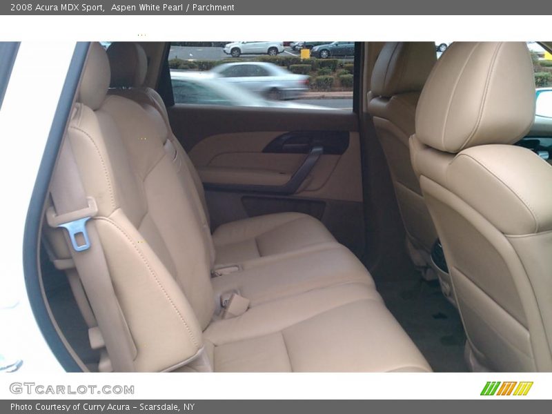 Aspen White Pearl / Parchment 2008 Acura MDX Sport