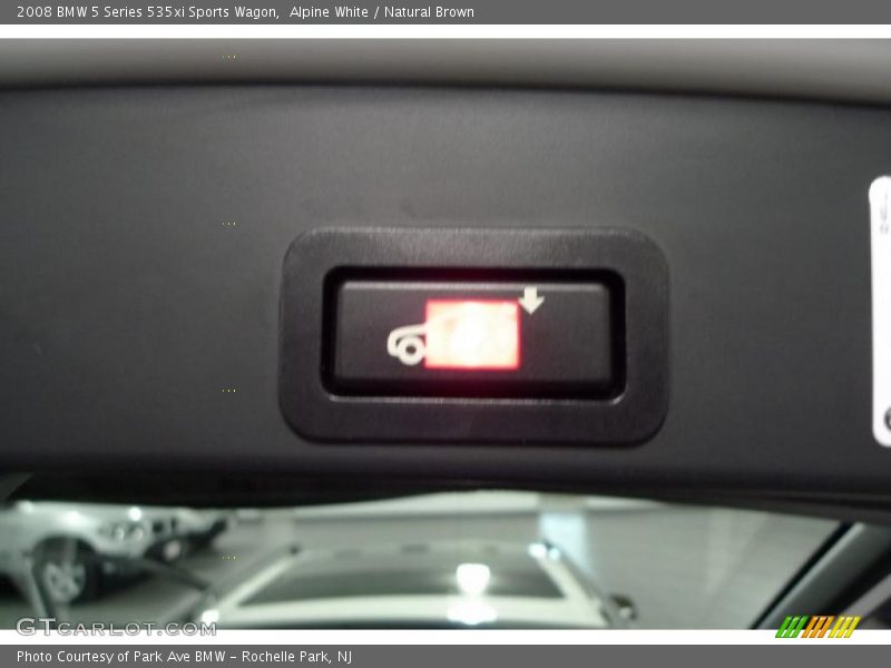 Alpine White / Natural Brown 2008 BMW 5 Series 535xi Sports Wagon