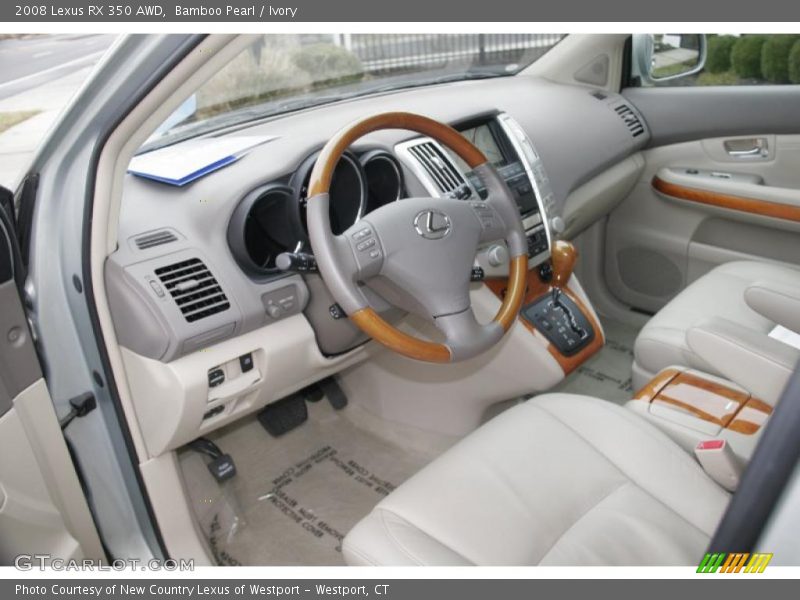 Bamboo Pearl / Ivory 2008 Lexus RX 350 AWD