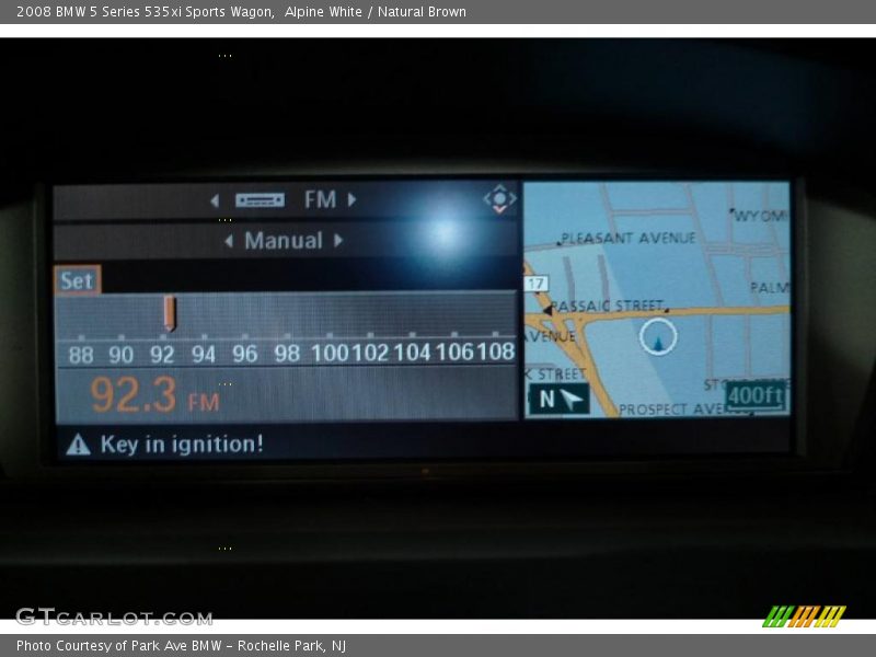 Alpine White / Natural Brown 2008 BMW 5 Series 535xi Sports Wagon