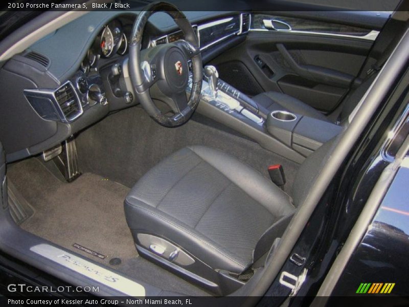  2010 Panamera S Black Interior