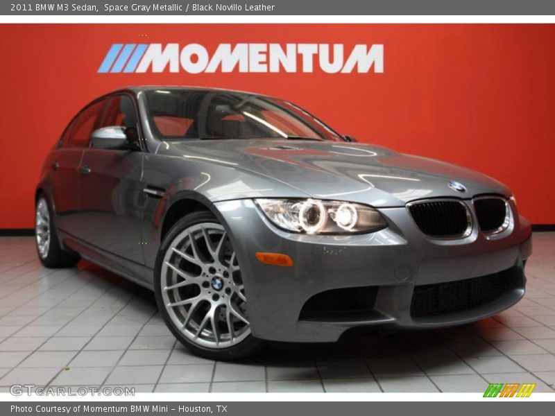 Space Gray Metallic / Black Novillo Leather 2011 BMW M3 Sedan