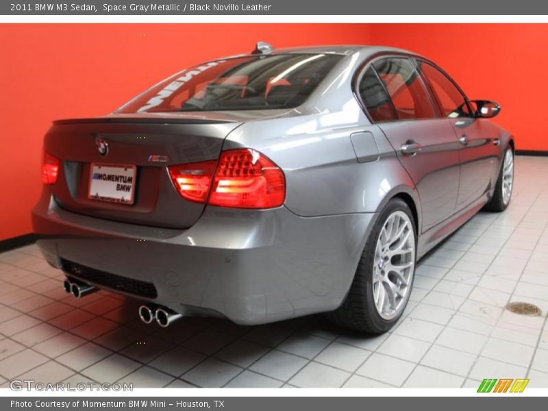 Space Gray Metallic / Black Novillo Leather 2011 BMW M3 Sedan